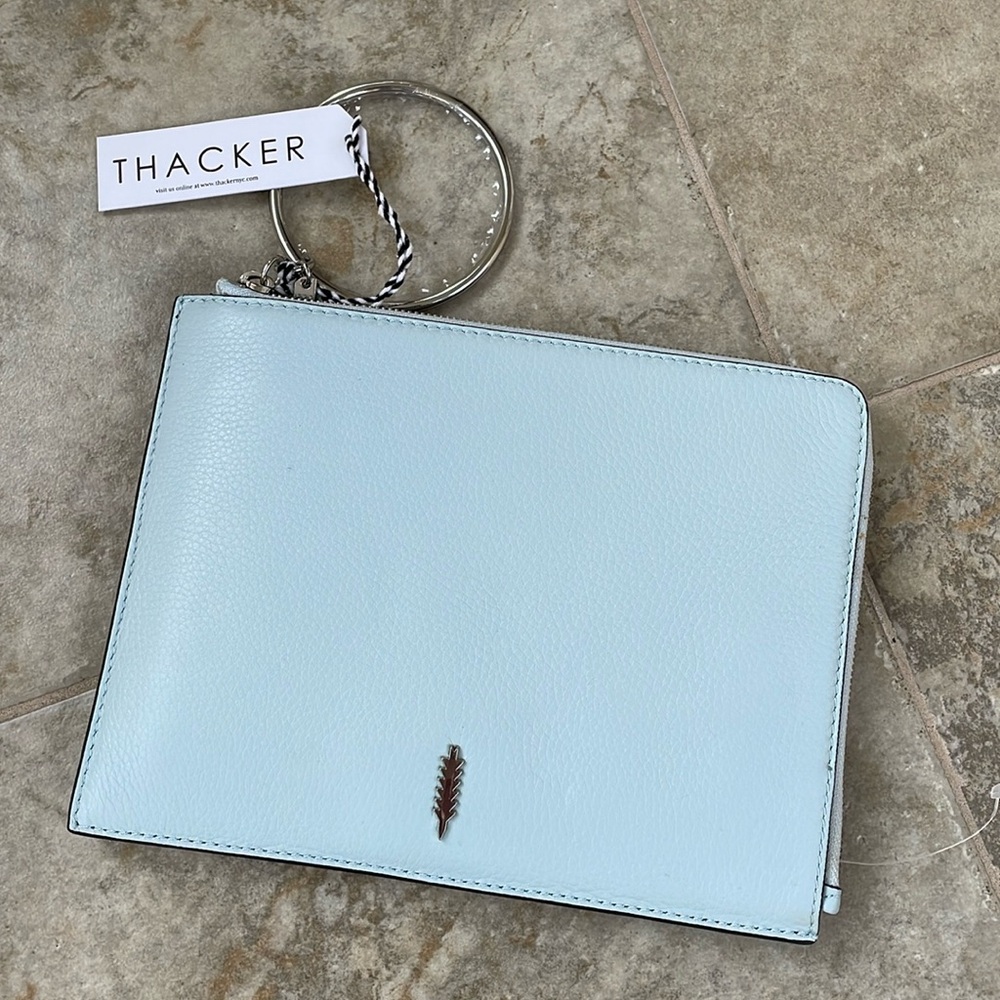 Thacker Baby Blue Gabel Travel Pouch